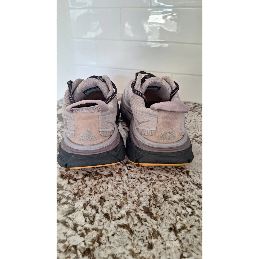 Hoka One One Stinson ATR 6 Womens 8.5 Trail Running Shoes Light Mist Blue Glass